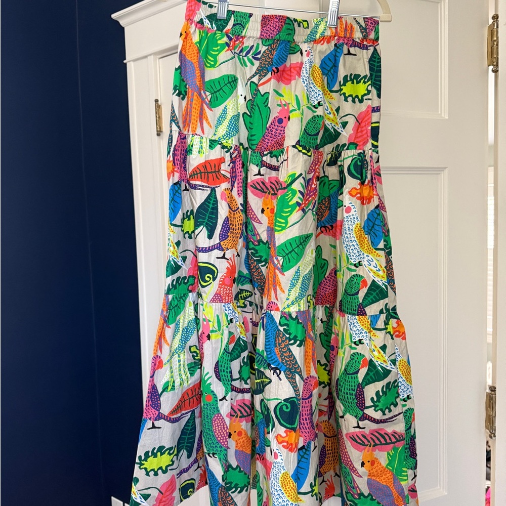 Colorful Tropical Print Women's Skirt